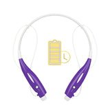 Wireless Stereo Headsets Sport Neckband Headphones In-ear Magnetic IPX4 Waterproof Earbuds With Built-in Mic Call Vibrate Alert Number Broadcast Running Gym