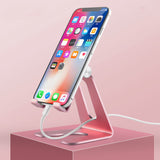 Metal folding mobile phone stand