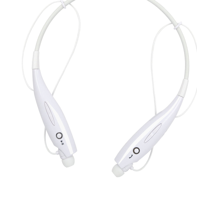 Wireless Stereo Headsets Sport Neckband Headphones In-ear Magnetic IPX4 Waterproof Earbuds With Built-in Mic Call Vibrate Alert Number Broadcast Running Gym