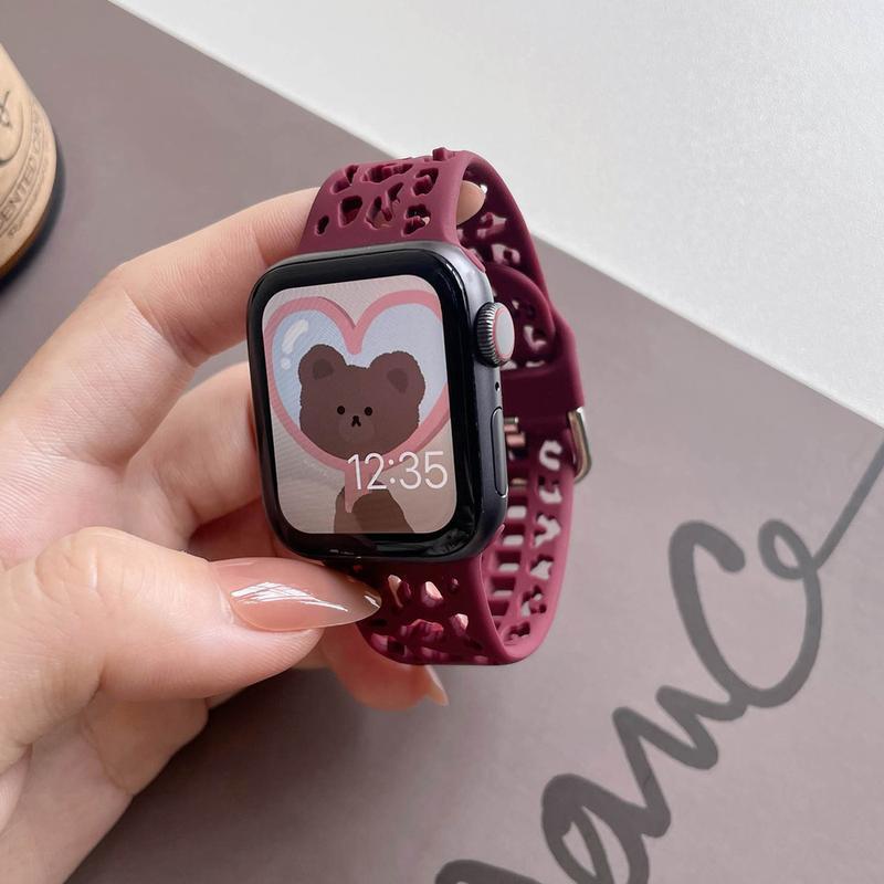 Hollow Silicone Women's Smart Watch Wristband